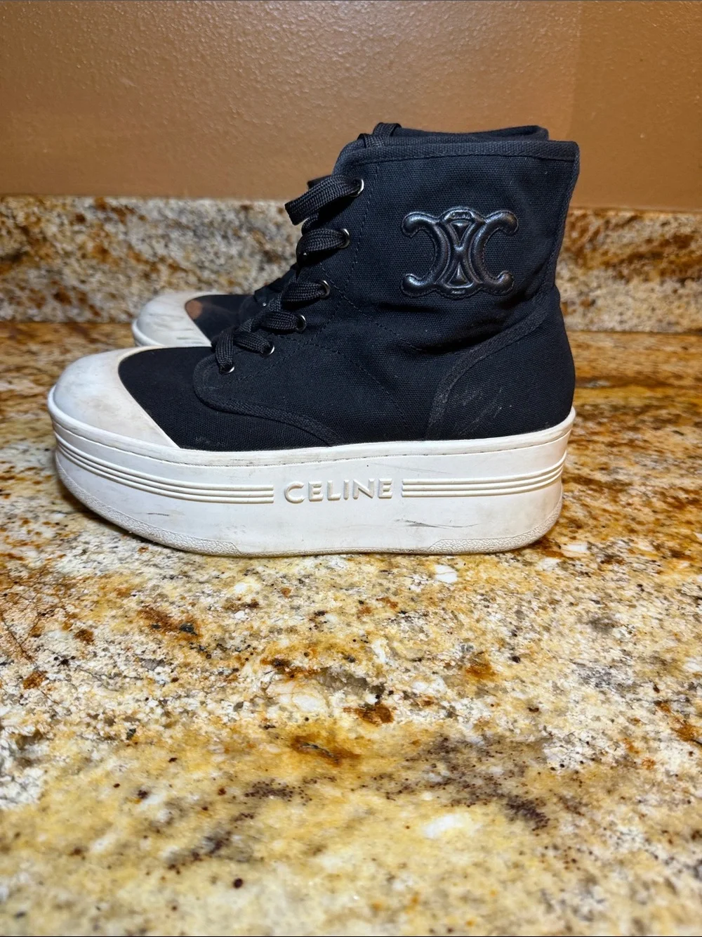 Celine black platform
